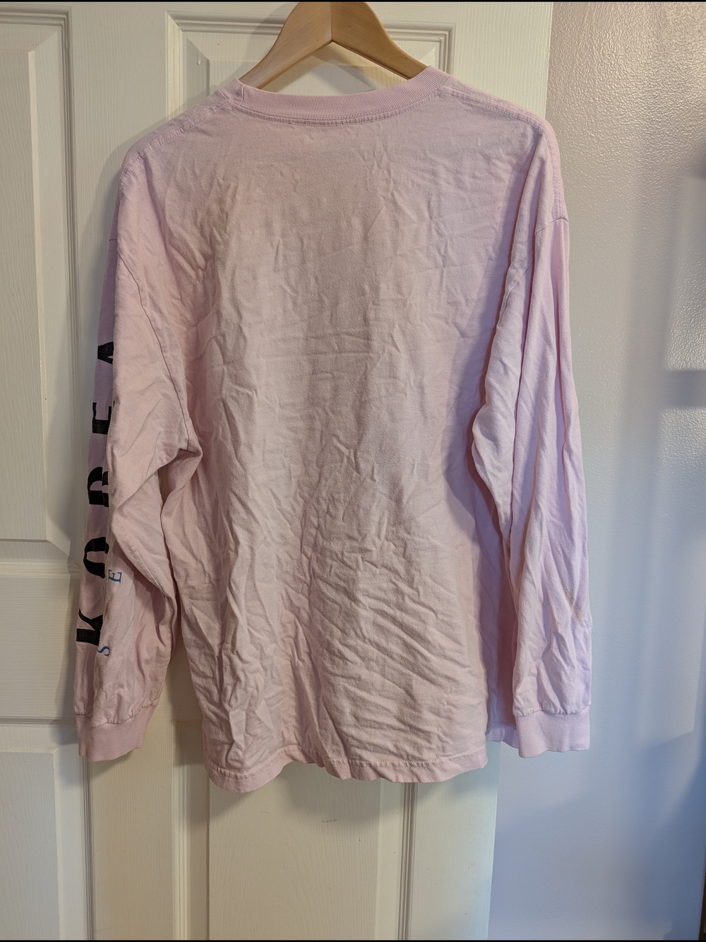 KOREA Cooke Pink Graphic Long Sleeve Tee - Picture 4 of 4